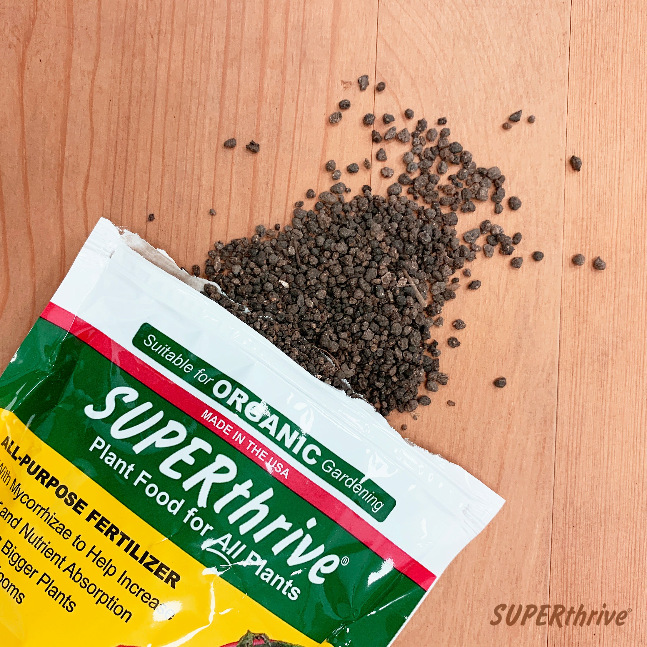 SUPERthrive Organic All-Purpose Plant Food, Solid Granular 4-4-4
